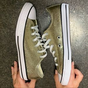 Converse Yellow Gold Glitter Patent Shiny VGK New